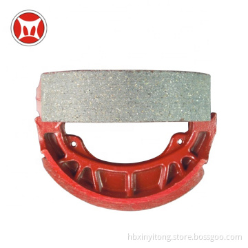 High Quality CG125 Motorcycle  Brake Shoe With Red Paint